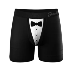 The 009 | Black Tuxedo Ball Hammock® Pouch Underwear