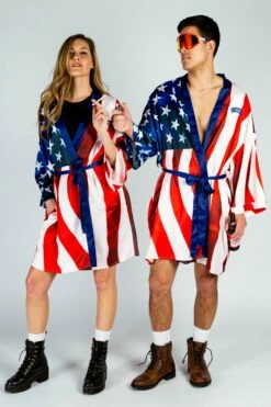 The Mascot | American Flag Bald Eagle Kimono -US Clothing Sales Store 02 18 Tropical USA 41