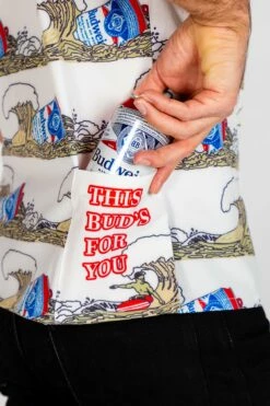 The Shaka Brew | Budweiser Surfer Hawaiian Shirt -US Clothing Sales Store 02 24 21 Swim Derby MatchingSolidUnderwear AnimalUnderwear 0118