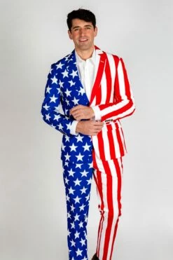 The Tommy J | American Flag Suit Jacket