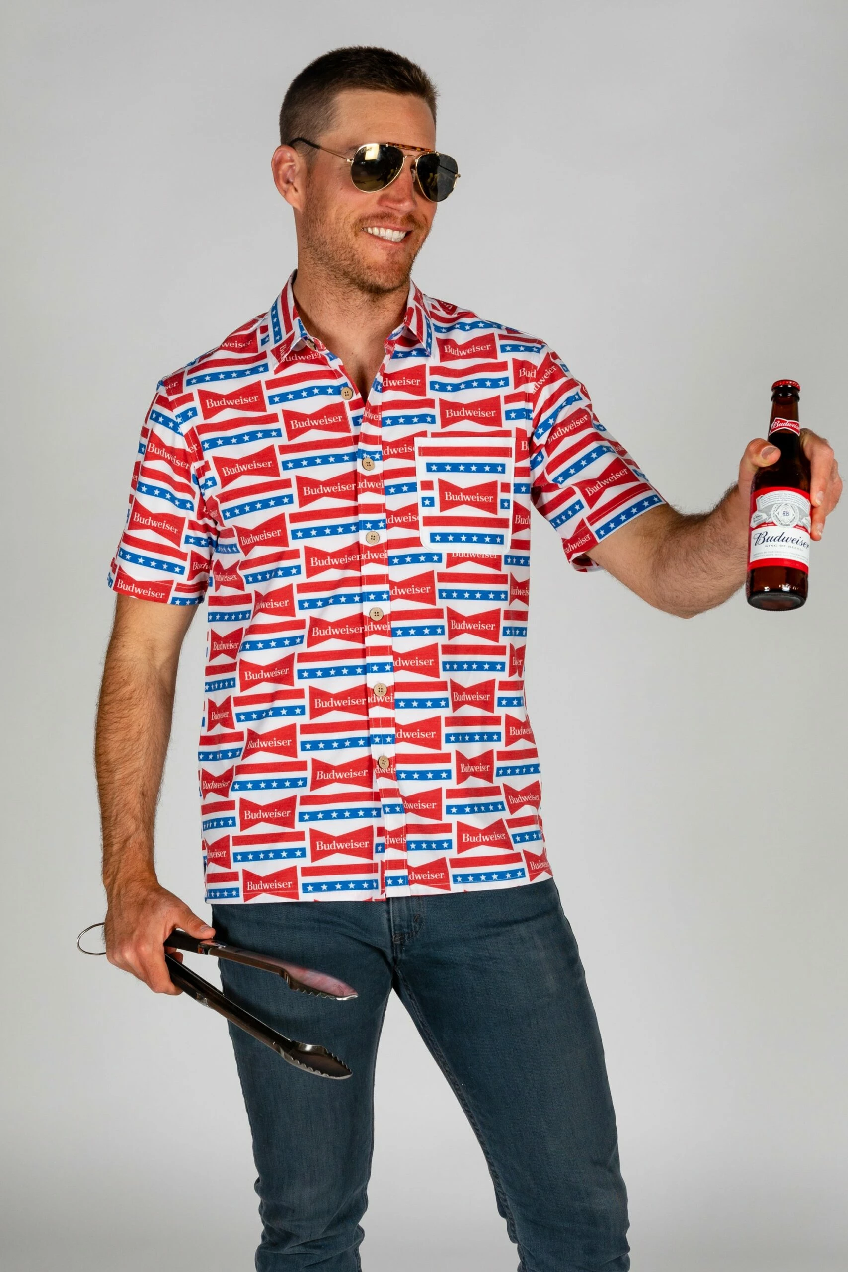 The Old Faithful Budweiser | Short Sleeve Button Down 8 The Old Faithful Budweiser | Short Sleeve Button Down - Image 6