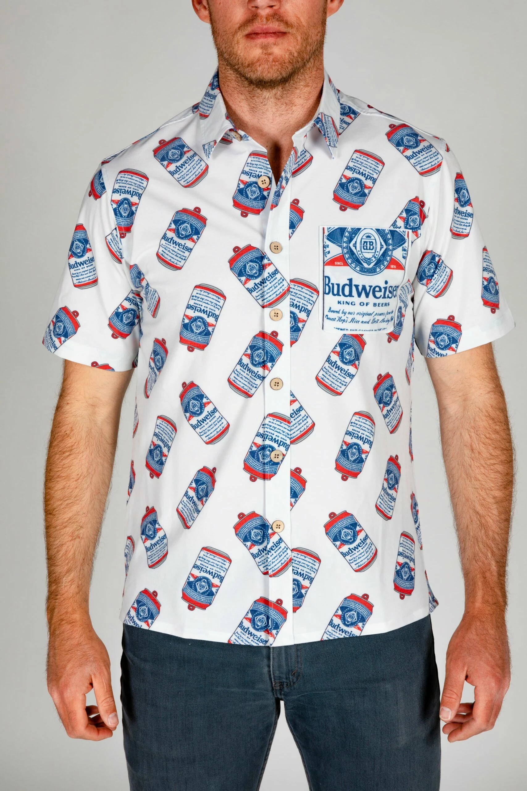 The Diesel | Budweiser Short Sleeve Hawaiian 4 The Diesel | Budweiser Short Sleeve Hawaiian - Image 2