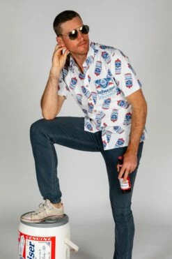 The Diesel | Budweiser Short Sleeve Hawaiian 15 The Diesel | Budweiser Short Sleeve Hawaiian -US Clothing Sales Store 05 20BudweiserStudio SwimLayflats VisorShades 6385 Edit