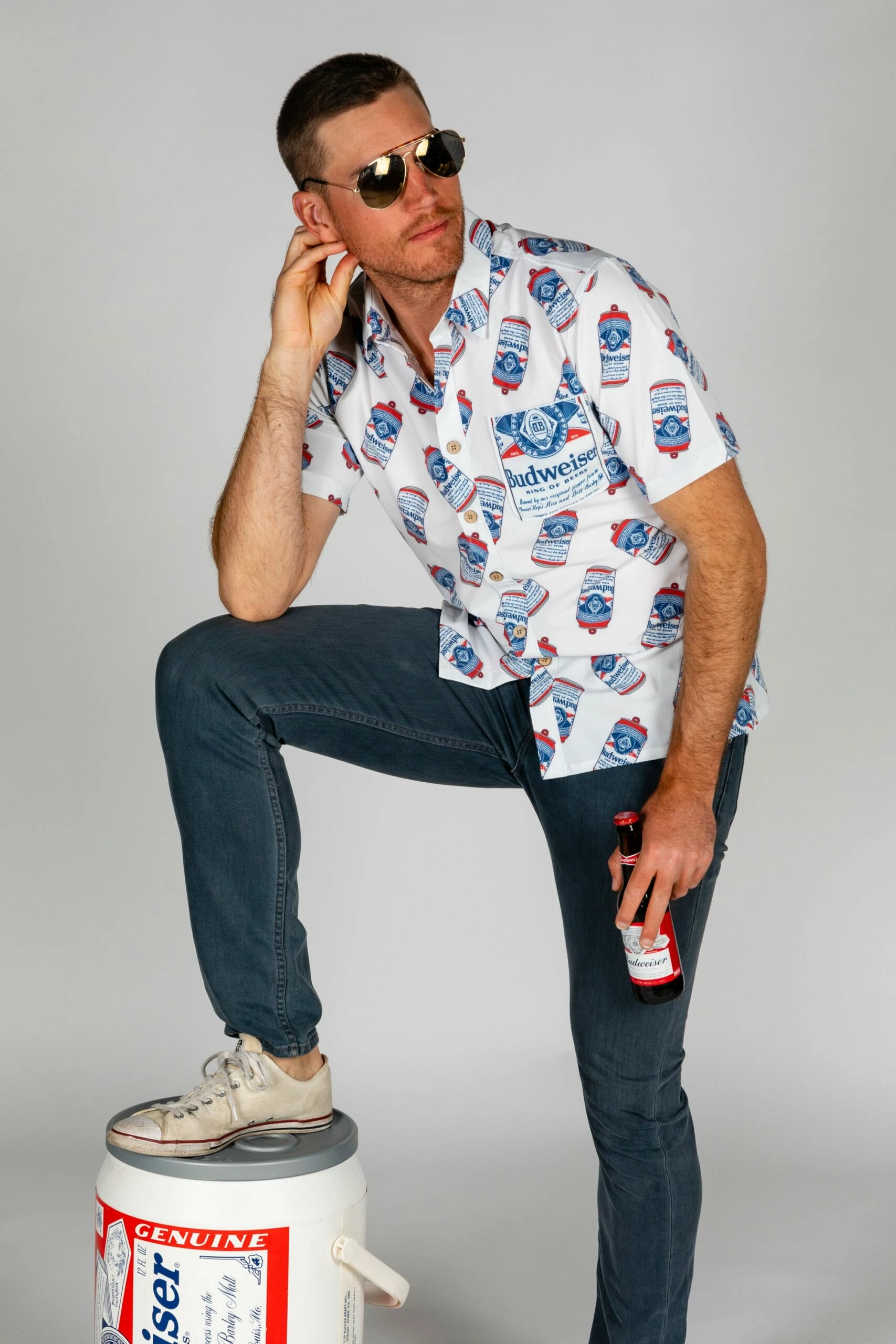The Diesel | Budweiser Short Sleeve Hawaiian 9 The Diesel | Budweiser Short Sleeve Hawaiian - Image 7