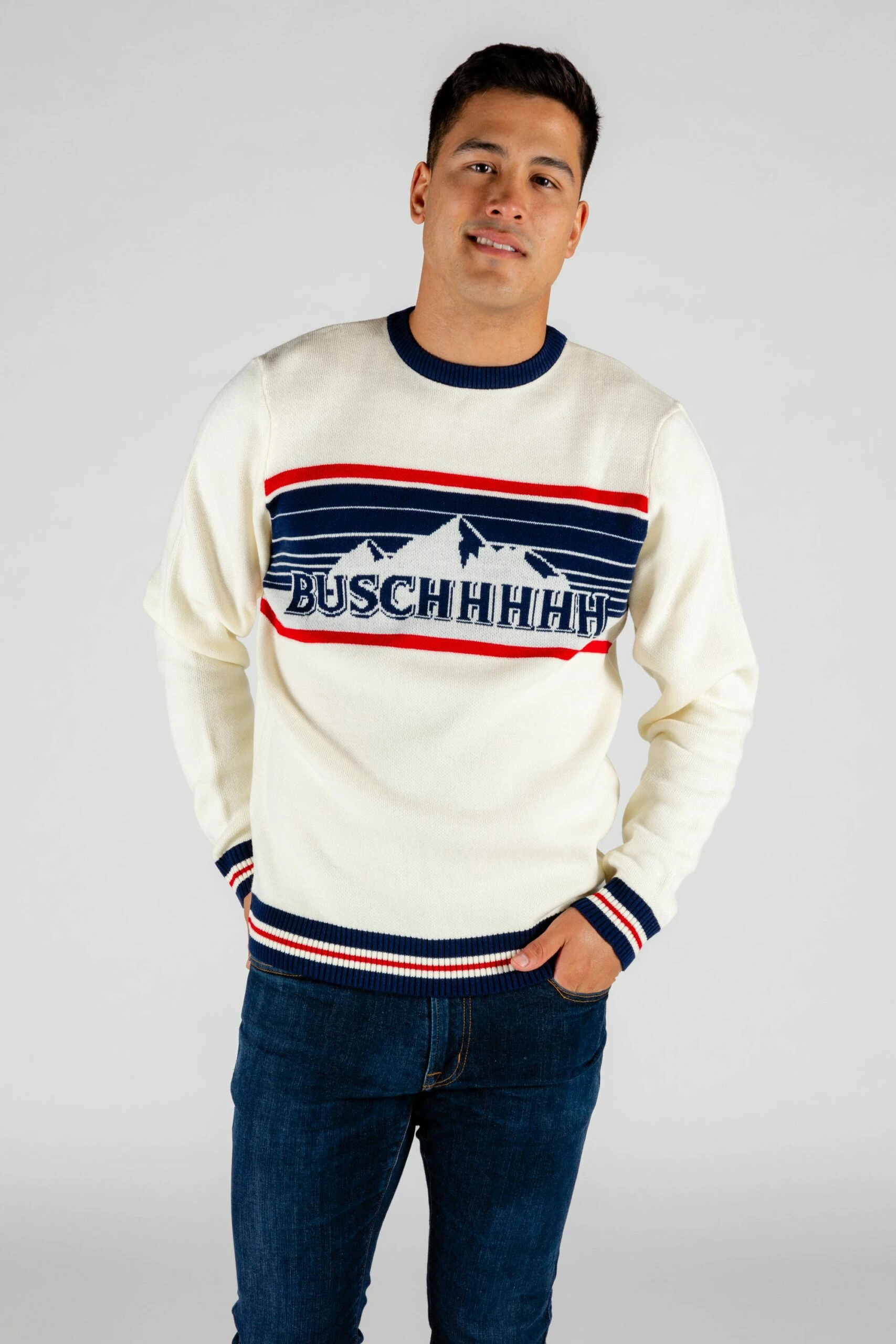 The Original Buschhhhh | Ugly Christmas Sweater 4 The Original Buschhhhh | Ugly Christmas Sweater - Image 2