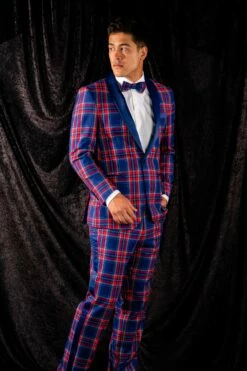 The Foyer Fornicator | Plaid Tuxedo With Stretch