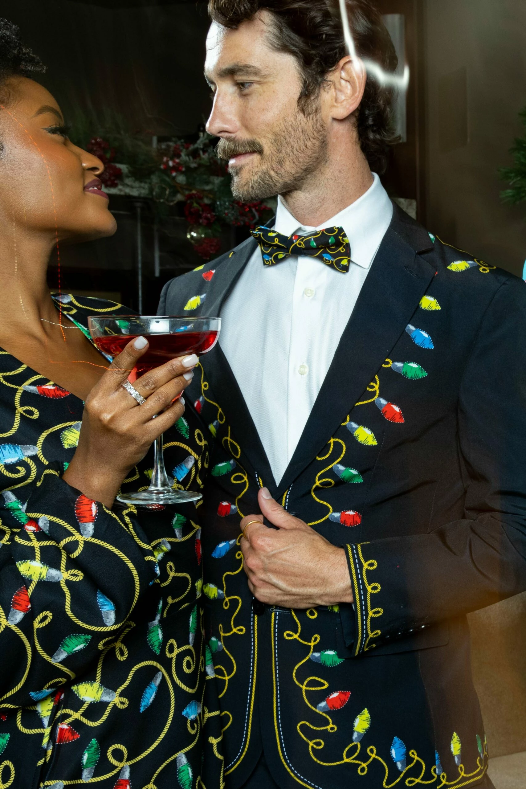 The Duke Of December | Christmas Lights Ugly Christmas Suit 3 The Duke Of December | Christmas Lights Ugly Christmas Suit