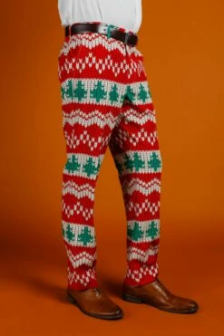 The Red Ryder | Knit Print Christmas Suit Pants -US Clothing Sales Store 08 28 Christmas GuysSuits IMG 3916 Edit