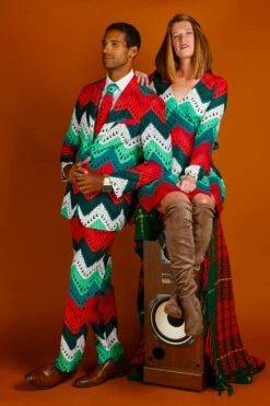 The Dapper Doily | Quilted Print Christmas Suit -US Clothing Sales Store 08 28 Christmas GuysSuits IMG 4145 Edit 2