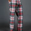 The Scotch On The Rocks | White Plaid Holiday Dress Pants -US Clothing Sales Store 08 29 Christmas GuysSuits IMG 4499 Edit