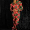 The Poinsettia Playboy | Red Plaid Christmas Flight Suit -US Clothing Sales Store 08 29 Christmas GuysSuits IMG 5061 Edit