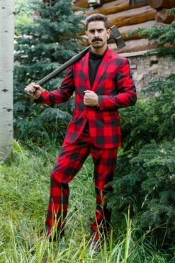 The Red & Black Lumberjack | Buffalo Check Suit -US Clothing Sales Store 09 12 Christmas VailHouse FormalIMG 0328