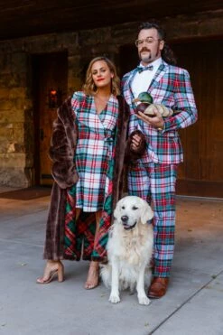 The Scotch On The Rocks | White Plaid Christmas Suit -US Clothing Sales Store 09 12 Christmas VailHouse FormalIMG 0391 8c46410b 84fd 44ea 84a4 b57f0878921a