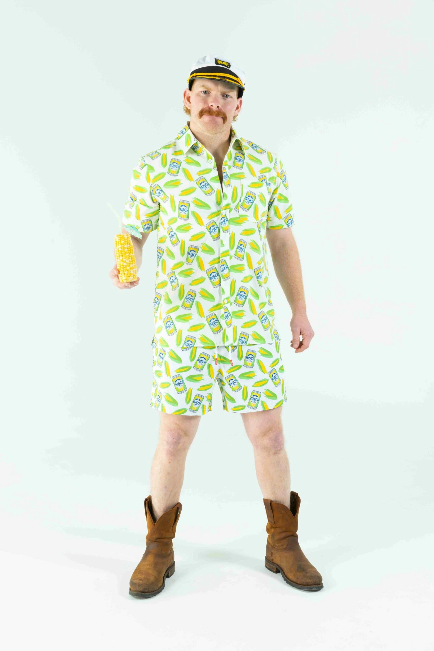 The Big Lump With Knobs | Busch Light Corn Hawaiian Shirt 4 The Big Lump With Knobs | Busch Light Corn Hawaiian Shirt - Image 2