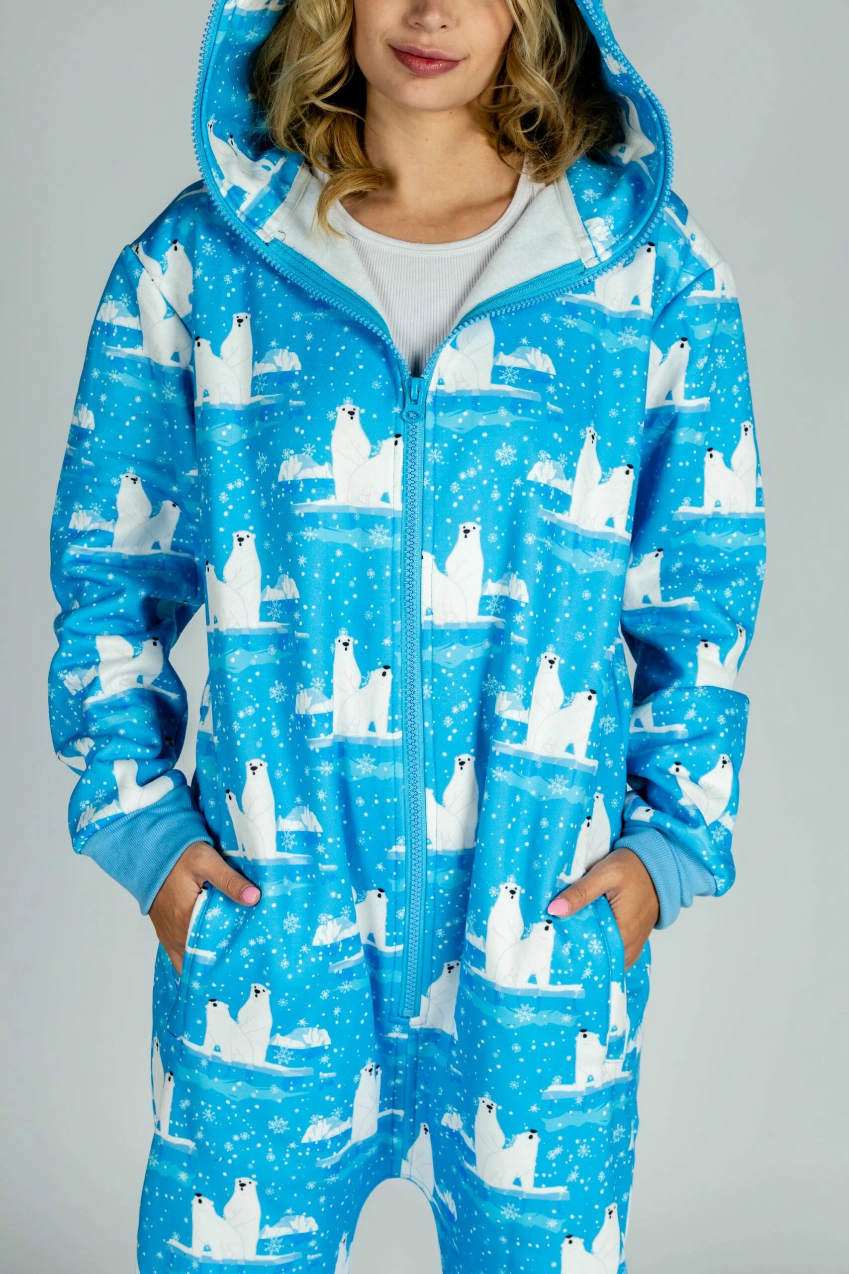 The How Coke Is Made | Ladies Unisex Polar Bear Onesie 4 The How Coke Is Made | Ladies Unisex Polar Bear Onesie - Image 2