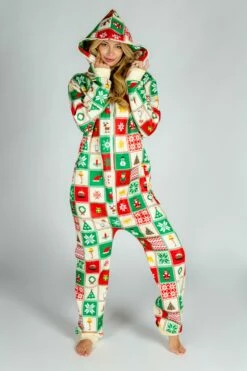Grandmas Monstrosity | Ladies Unisex Quilt Pattern Christmas Onesie