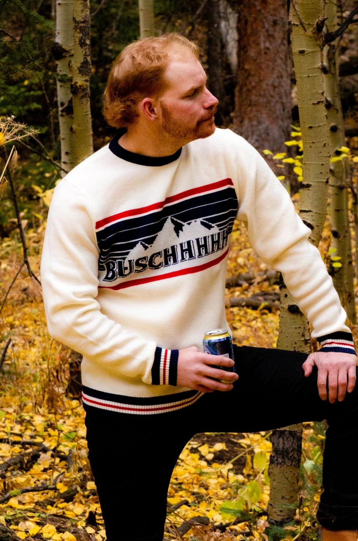 The Original Buschhhhh | Ugly Christmas Sweater 3 The Original Buschhhhh | Ugly Christmas Sweater