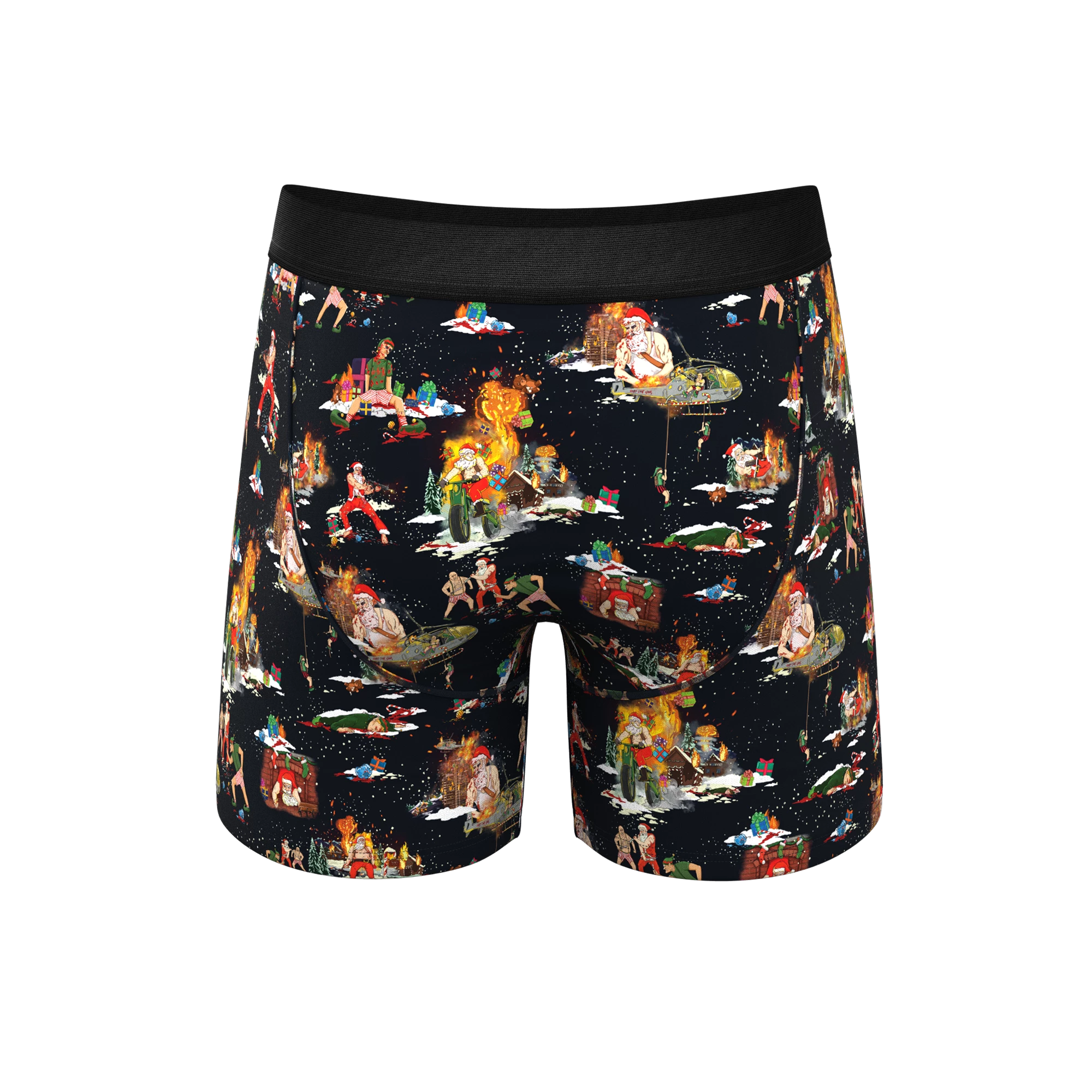 The 12 Slays Of Christmas | Christmas Scene Ball Hammock® Pouch Underwear With Fly 7 The 12 Slays Of Christmas | Christmas Scene Ball Hammock® Pouch Underwear With Fly - Image 5