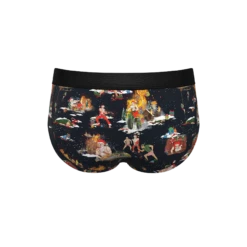 The 12 Slays Of Christmas | Christmas Scene Ball Hammock® Pouch Underwear Briefs -US Clothing Sales Store 12SlaysofChristmasChristmasSceneBriefs5