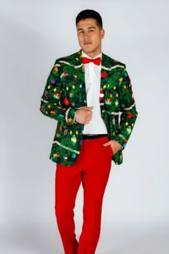 The Christmas Tree Camo | Mens Christmas Tree Print Suit -US Clothing Sales Store 12 09 NFLPA ChristmasBlazers 26