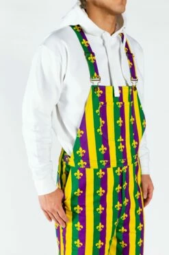 Beignets For Breakfast | Mardi Gras Overalls -US Clothing Sales Store 12 11 MardiGras Tropical 1370
