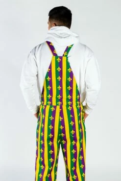 Beignets For Breakfast | Mardi Gras Overalls -US Clothing Sales Store 12 11 MardiGras Tropical 1372