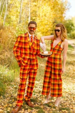 That 70s Suit | Thanksgiving Plaid Suit -US Clothing Sales Store 5D Vail Day2 K2A7075