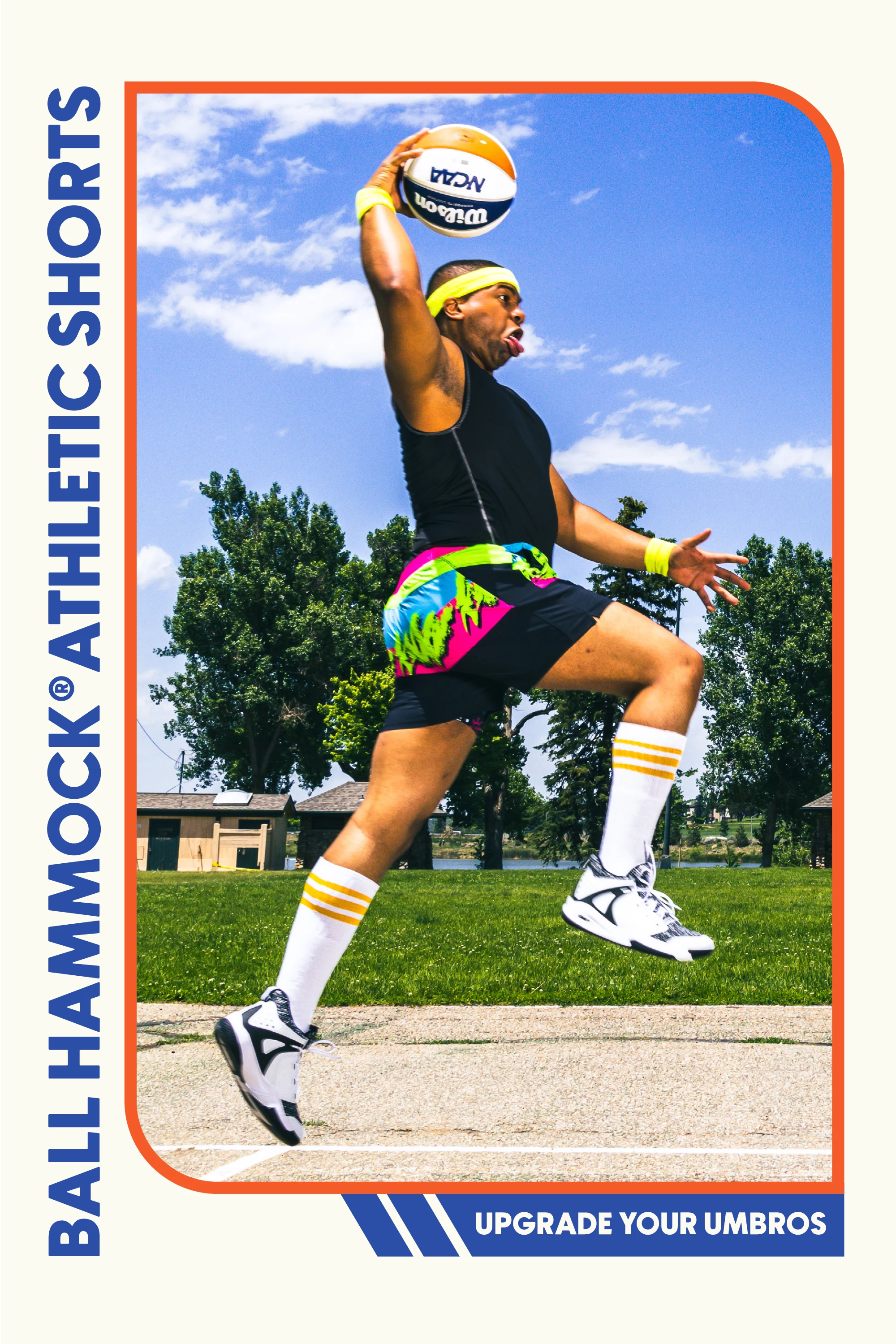 The Cherry Slushy | Neon Retro Ball Hammock® 5 Inch Athletic Shorts 6 The Cherry Slushy | Neon Retro Ball Hammock® 5 Inch Athletic Shorts - Image 4