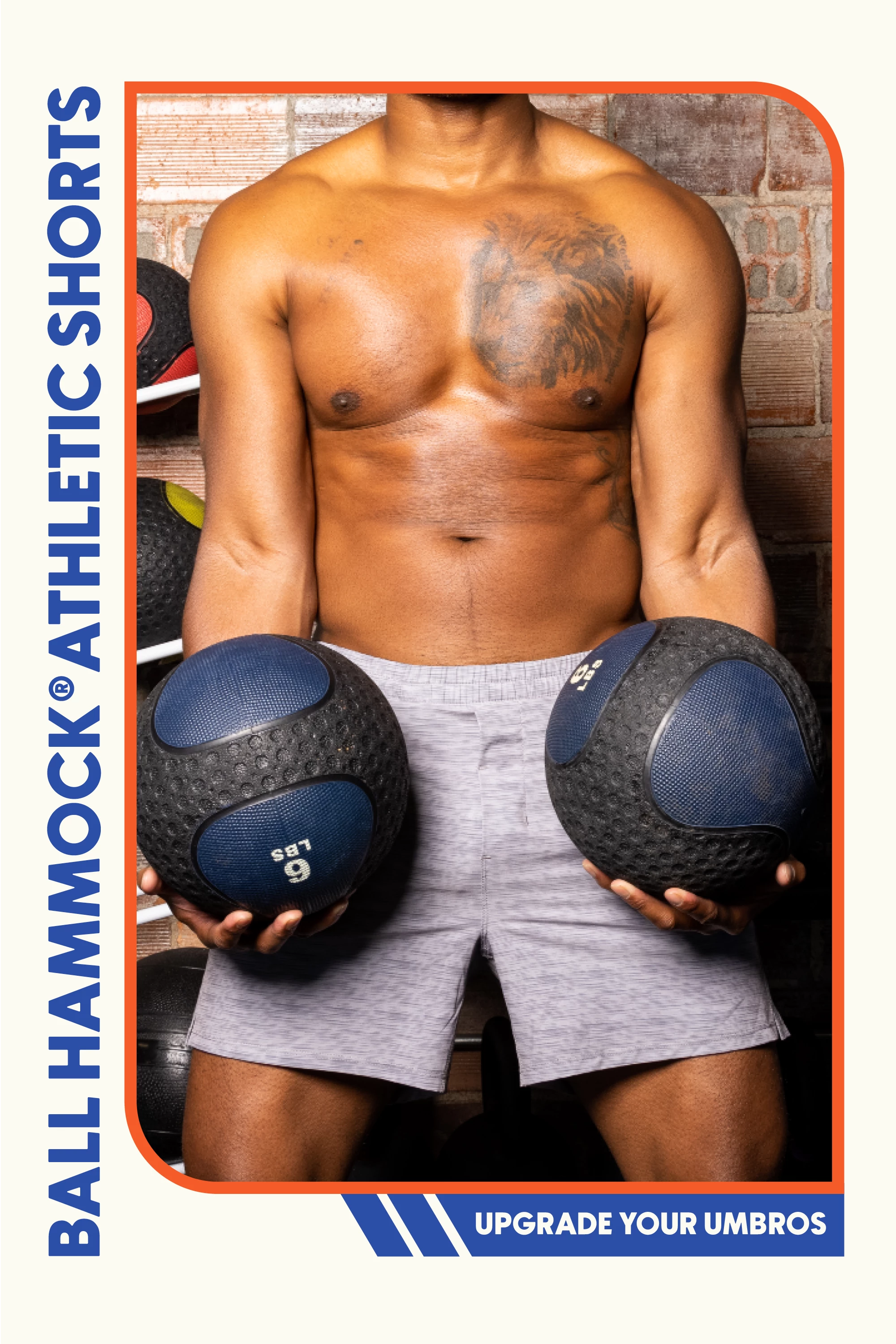 The Junk Trunks | Grey Ball Hammock® 5 Inch Athletic Shorts 6 The Junk Trunks | Grey Ball Hammock® 5 Inch Athletic Shorts - Image 4