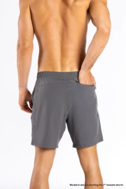 The Canyon Sunrise | Charcoal Aztec Ball Hammock® 7 Inch Athletic Shorts -US Clothing Sales Store 7 CanyonSunrise5