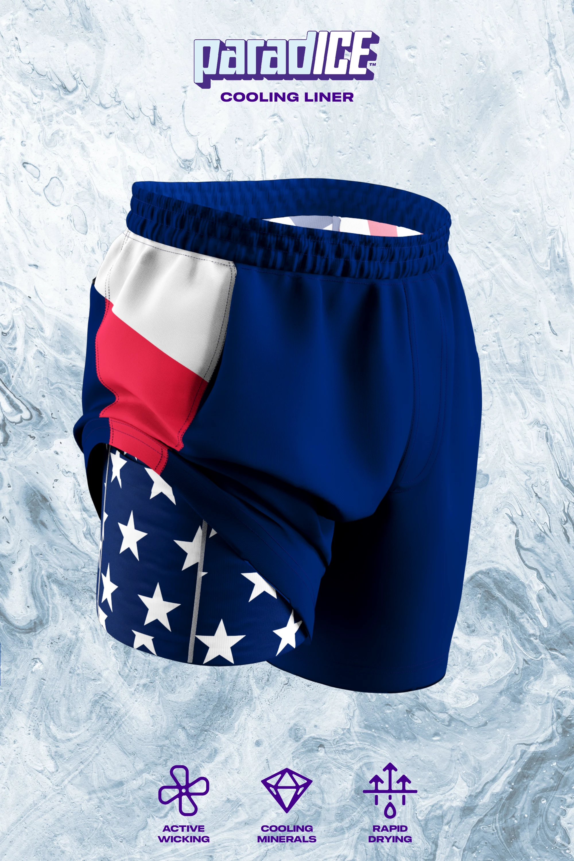 The Double Duty | American Flag Ball Hammock® 7 Inch Athletic Shorts 3 The Double Duty | American Flag Ball Hammock® 7 Inch Athletic Shorts