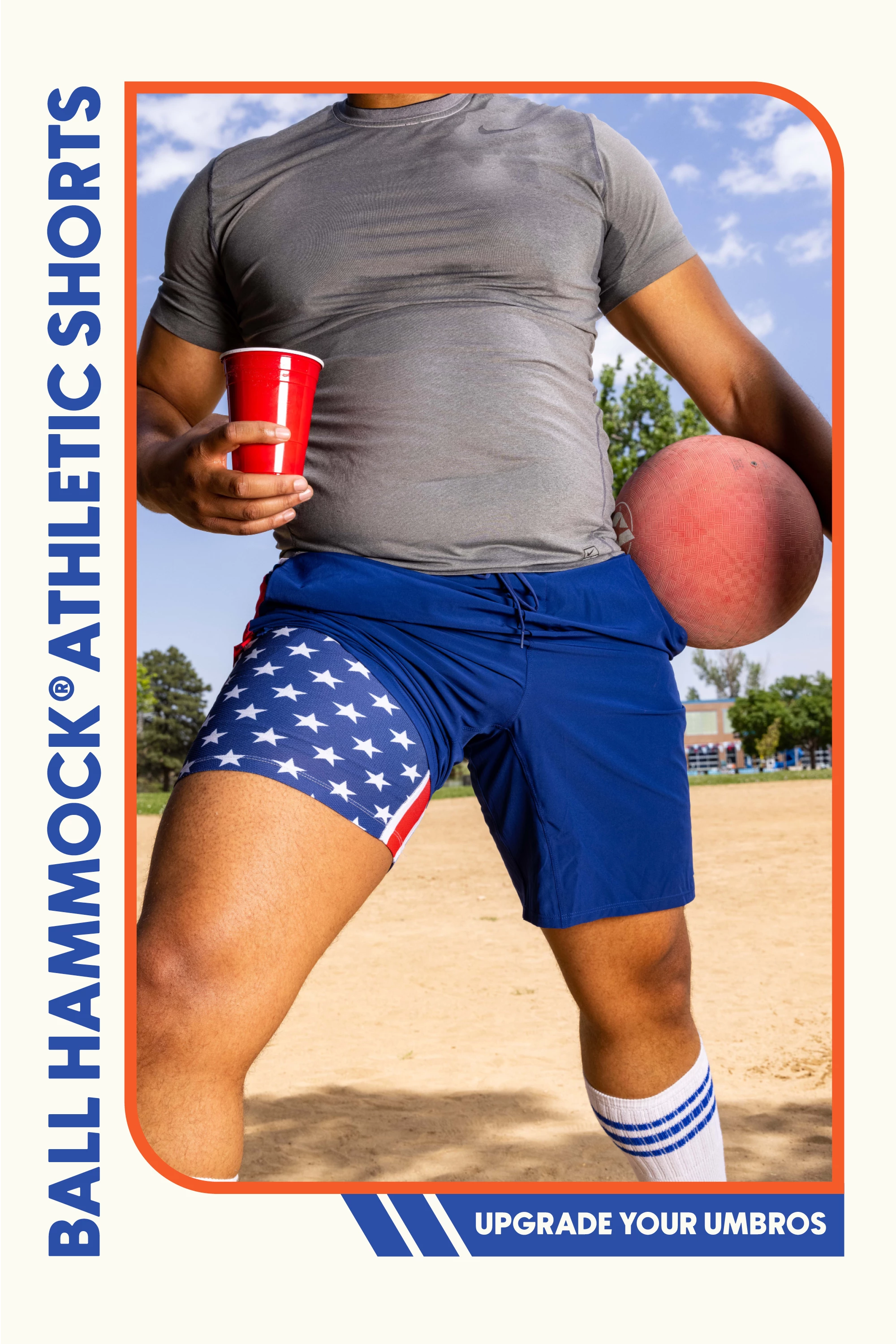 The Double Duty | American Flag Ball Hammock® 7 Inch Athletic Shorts 6 The Double Duty | American Flag Ball Hammock® 7 Inch Athletic Shorts - Image 4