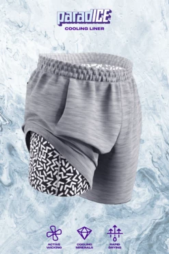 The Junk Trunks | Grey Ball Hammock® 7 Inch Athletic Shorts