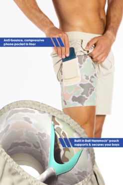 The Lieutenant | Khaki And Camo Ball Hammock® 9 Inch Athletic Shorts 9 The Lieutenant | Khaki And Camo Ball Hammock® 9 Inch Athletic Shorts -US Clothing Sales Store 9 LieutenantKhaki2