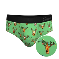 The Blitzened | Christmas Striped Ball Hammock® Pouch Underwear Briefs