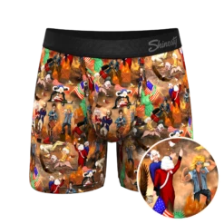 The Boston Tea Bag Party | Patriotic Ball Hammock® Pouch Underwear With Fly