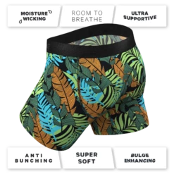 The Botanist | Tropical Leaves Ball Hammock® Pouch Underwear -US Clothing Sales Store BotanistTropicalLeavesBXStndrd4