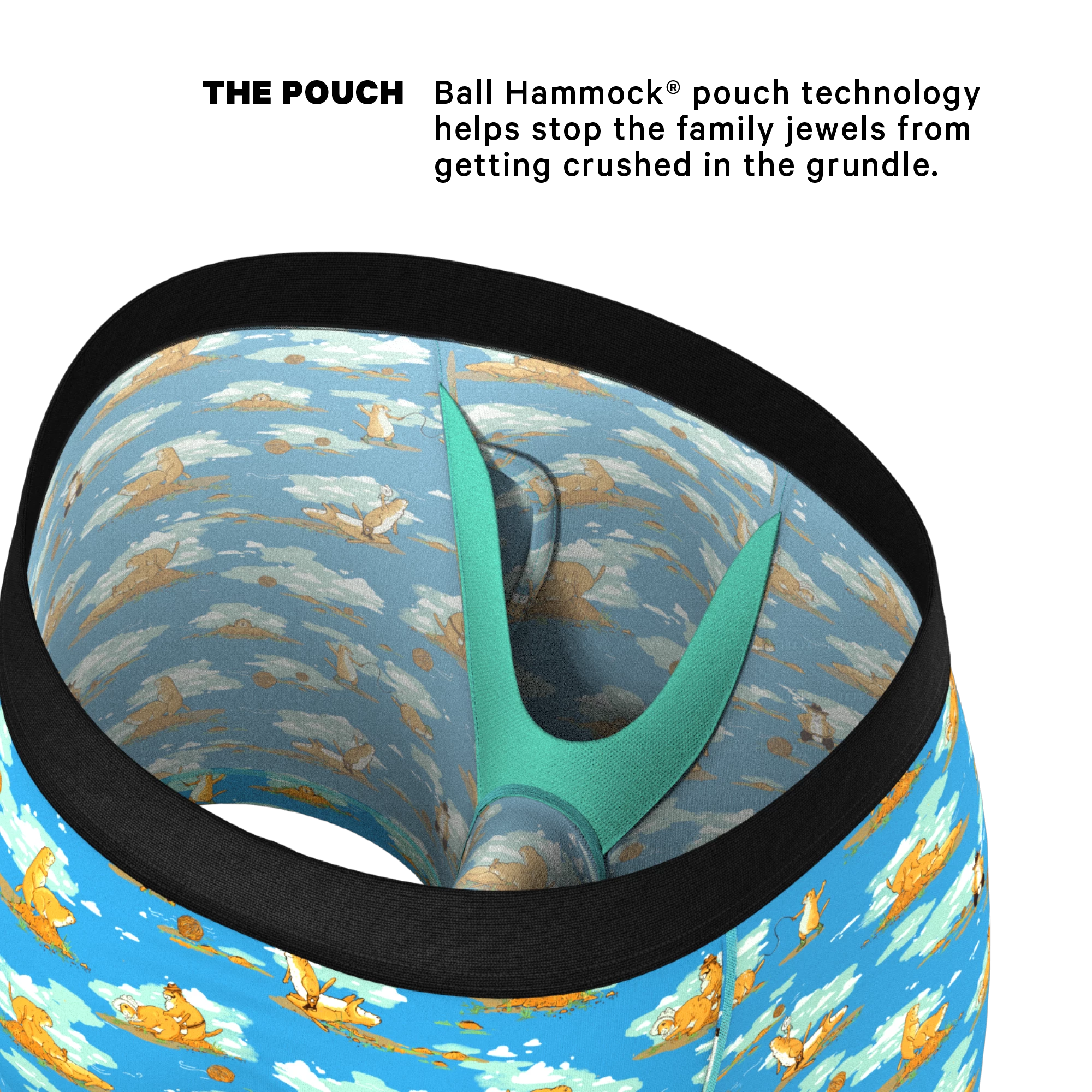 The Brokeback Mounted | Prairie Dog Ball Hammock® Pouch Underwear With Fly 4 The Brokeback Mounted | Prairie Dog Ball Hammock® Pouch Underwear With Fly - Image 2