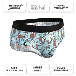 The Christmas Key Party | Christmas Characters Ball Hammock® Pouch Underwear Briefs -US Clothing Sales Store ChristmasKeyPartyChristmasCharactersBriefs4