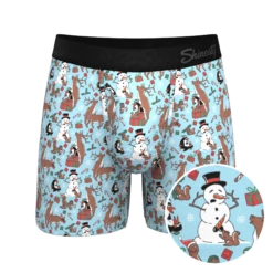 The Christmas Key Party | Christmas Characters Ball Hammock® Pouch Underwear With Fly