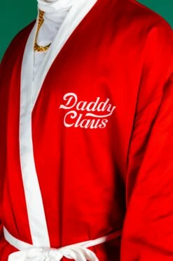 The Daddy Claus | Red Santa Christmas Kimono -US Clothing Sales Store Christmas Kimonos Pajameralls MLR IMG 8266