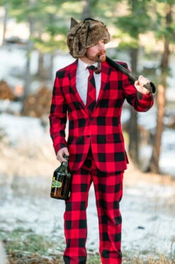 The Red & Black Lumberjack | Buffalo Check Suit