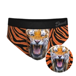 The Feral Feline | Tiger Print Ball Hammock® Pouch Underwear Briefs