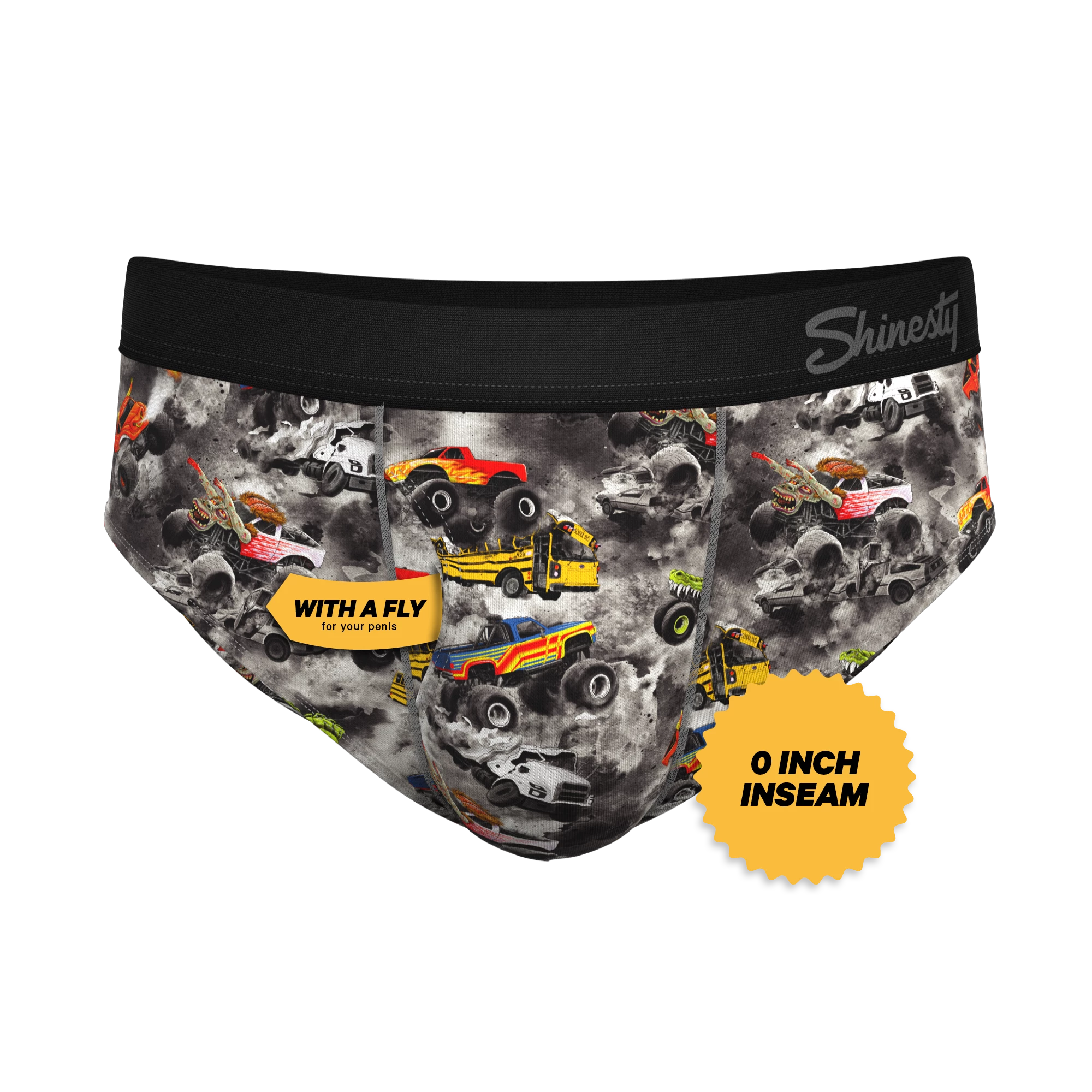 The Here Be Monsters | Monster Truck Ball Hammock® Pouch Underwear Briefs 5 The Here Be Monsters | Monster Truck Ball Hammock® Pouch Underwear Briefs - Image 3