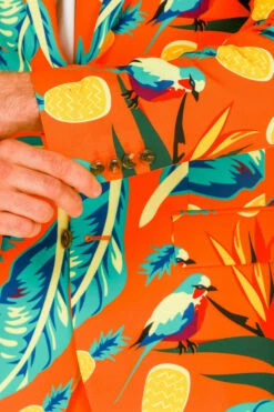 The Cruise Ship Casanova | Orange Hawaiian Suit -US Clothing Sales Store IMG 0107