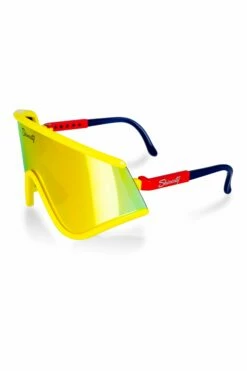 The Revo | Yellow And Red Mirrored Macho Polarized Sunglasses -US Clothing Sales Store IMG 6011 Edit