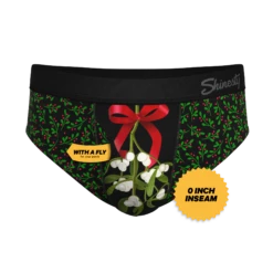 The Kiss Me There | Mistletoe Ball Hammock® Pouch Underwear Briefs -US Clothing Sales Store KissMeThereMistletoeBallHammock3