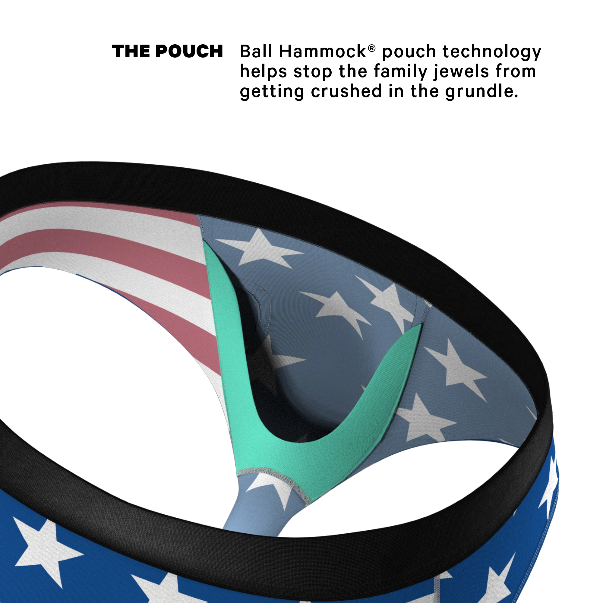 The Mascot | American Flag Ball Hammock® Pouch Underwear Briefs 4 The Mascot | American Flag Ball Hammock® Pouch Underwear Briefs - Image 2