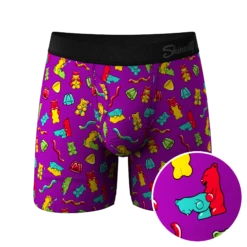 The Naughty Bears | Gummy Bear Ball Hammock® Pouch Underwear With Fly