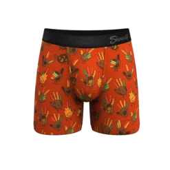 The Party Fowl | Thanksgiving Turkey Ball Hammock® Pouch Underwear -US Clothing Sales Store PartyFowlThanksgivingTurkeyBoxerStndrd5